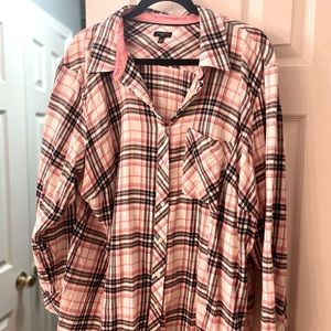 Talbot’s button down plaid shirt